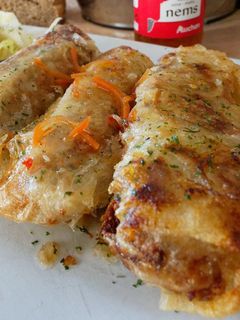 Une photo de Nems poulet et crevettes au Cook Expert