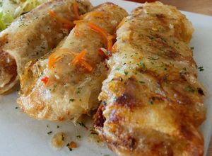 Une photo de Nems poulet et crevettes au Cook Expert