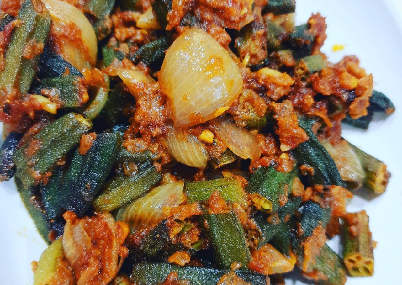 Ladyfinger(bhindi) do pyaaza