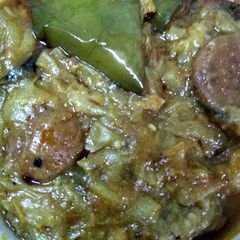 A picture of Bengal's famous mix vegetable.