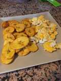 Chips de plátano macho maduro (tajadas)
