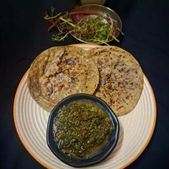 Village Style Mix Spinach Sabji A picture of Village Style Mix Spinach Sabji.