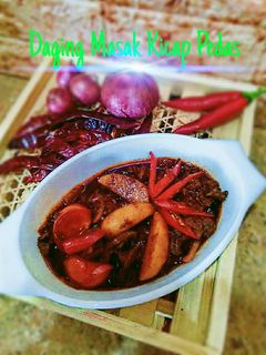 Gambar Daging Masak Kicap Pedas (Tema Daging, Maraton Ramadhan)