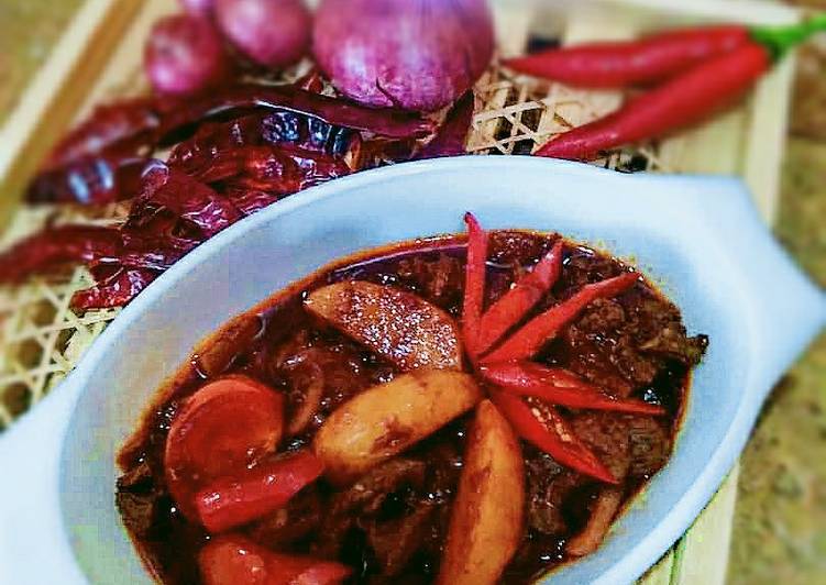 Daging Masak Kicap Pedas (Tema Daging, Maraton Ramadhan)