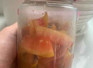 Hình của món Mắm đu đủ miền trung.