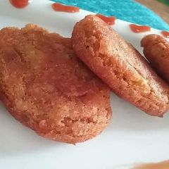 Bread potato ke cutlets A picture of Bread potato ke cutlets.