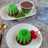 Puding Lumut Pandan Cokelat