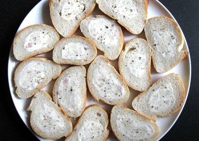 Tuna & Cream Cheese Dip Stuffed Baguette