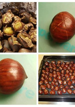 Házi sült gesztenye recept fotója