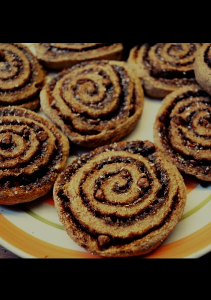Una foto de Cinnamon rolls integrales