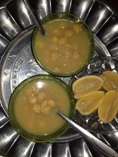صورة لوصفة حمص مسلوق او(لبلبي)