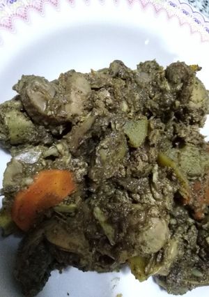 صورة لوصفة اكباد دجاج
