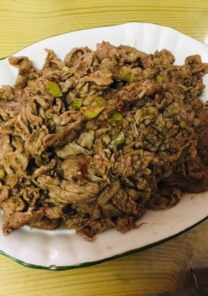 蒜香牛肉 的食譜成品照片
