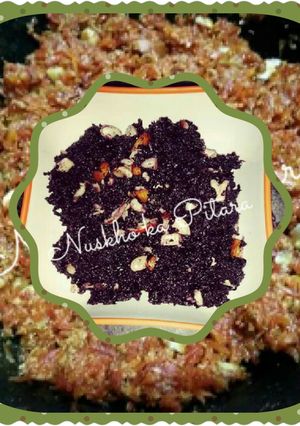 A picture of #Rainbow (Gajar ka halva).