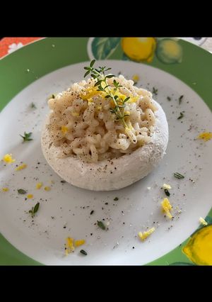Foto di Risotto nel tomino profumato al timo