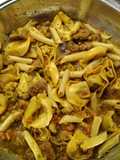 Guiso de cerdo con tortelloni