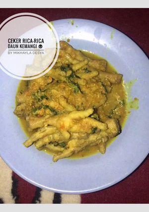 Foto resep Ceker rica rica daun kemangi