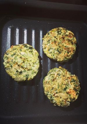 Foto principal de Hamburguesas de brócoli y pechuga de pollo