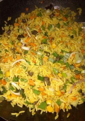 A picture of Fried rice.