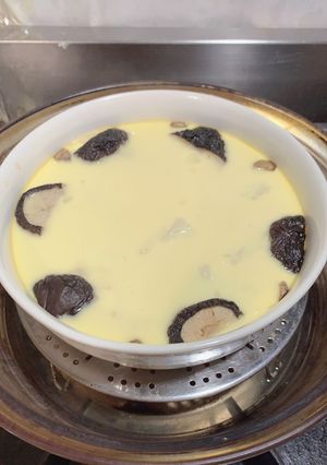干貝香菇蒸蛋 的食譜成品照片