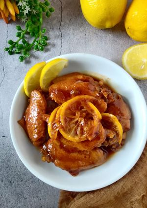 Foto resep Sayap Ayam Masak Lemon 🍋