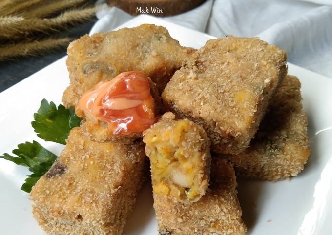 Resep Nugget ayam jagung wortel (gluten free) yang Enak Banget