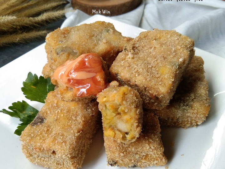 Resep Nugget ayam jagung wortel (gluten free) yang Enak Banget