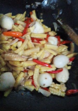 Foto resep Oseng Putren / jagung muda