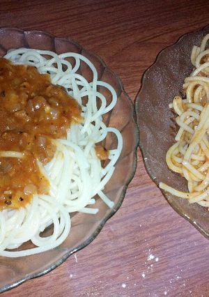Foto resep Spaghetti Bolognese Lada Hitam