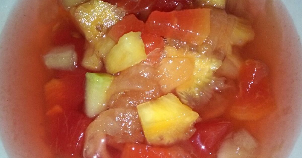 Day 16 : Es Buah chocopandan (menu buka puasa)