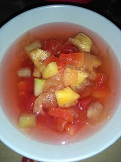 Foto resep Day 16 : Es Buah chocopandan (menu buka puasa)