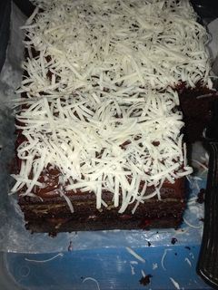 Foto resep Brownies Kukus Coklat Topping Keju