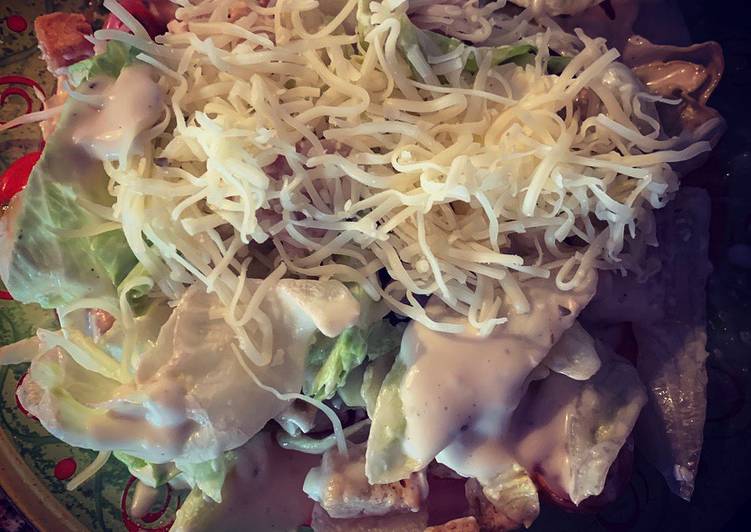 Fresquita y deliciosa ensalada César