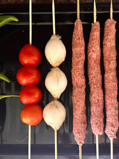 A picture of Oven-Grilled Kofta Lebanese Style.