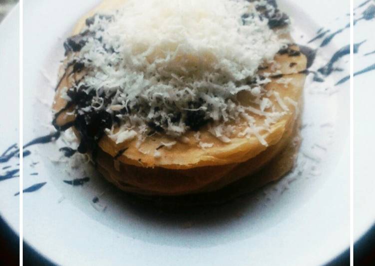 Pancake cokelat keju