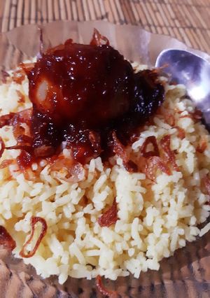Foto resep 4.Nasi kuning Banjar