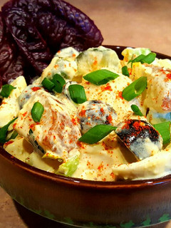 A picture of Mike's Old Fashion Potato Egg Salad.