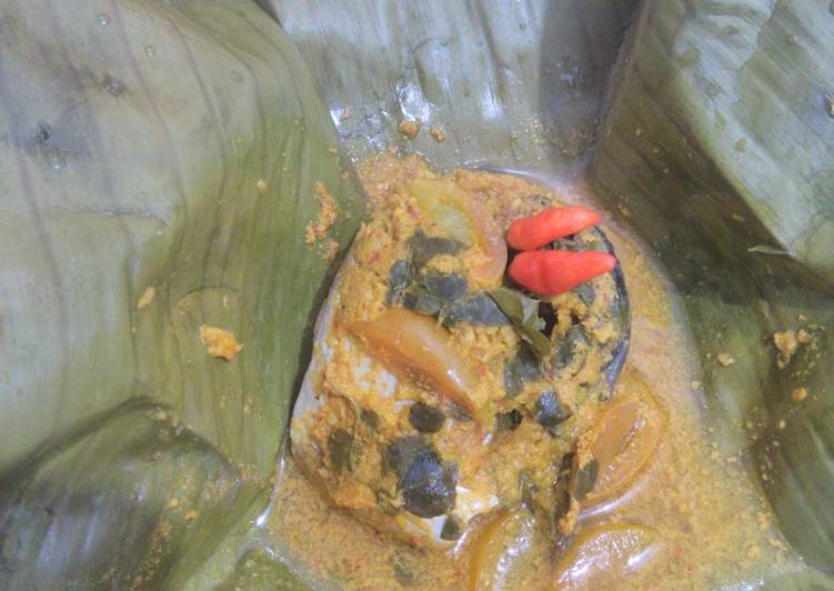 Cara membuat Bothok/pincuk patin daun kelor Sederhana Untuk Jualan