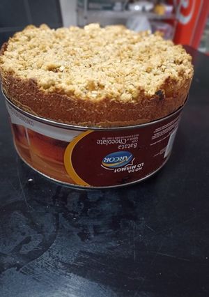 Una foto de Crumble de manzana