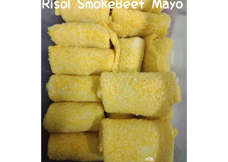 Anti Ribet, Bikin Risol Smoke Beef Mayo (bekal sekolah) Sederhana Dan Enak