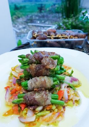 Foto resep Buncis lilit sambal matah