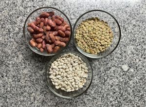 Una foto de Granos Cantidades