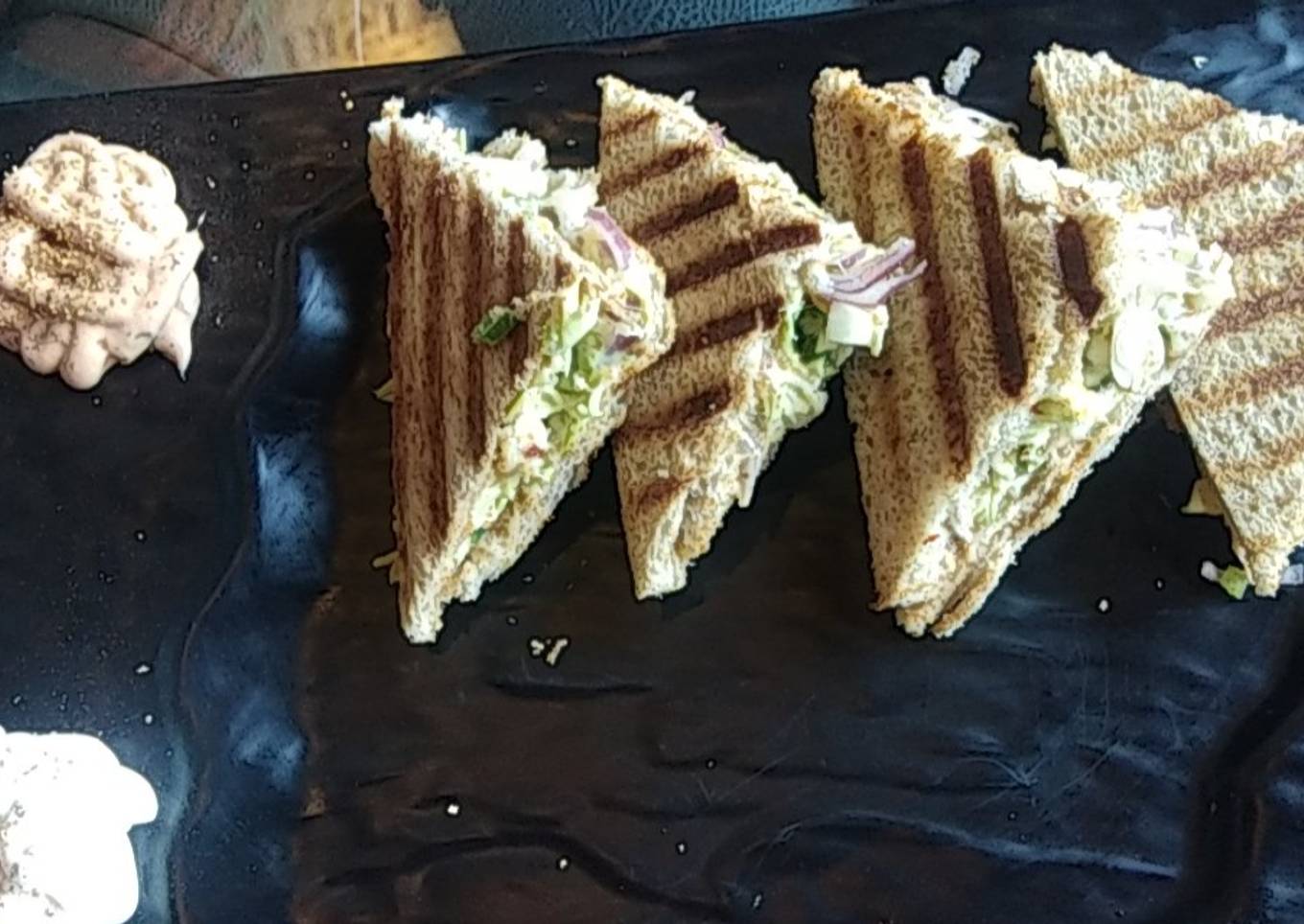 Veg grilled sandwich