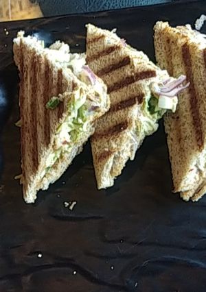 A picture of Veg grilled sandwich.