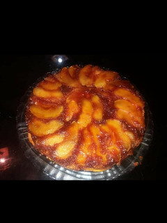 Una foto de Tarta de Manzana Invertida