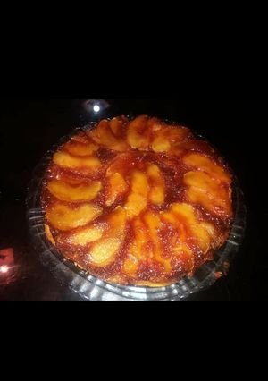 Una foto de Tarta de Manzana Invertida
