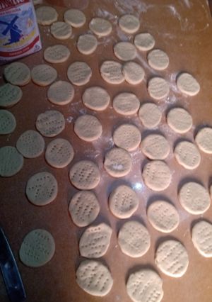Una foto de Bizcochitos de grasa con levadura y con harina común