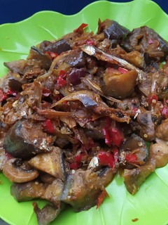 Foto resep Sambal jamur, terong, teri