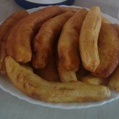 A picture of Deep Fried bananas.