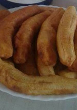A picture of Deep Fried bananas.